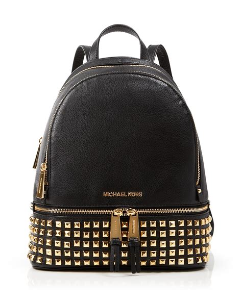 michael kors rhea studded backpack dupe|michael kors rhea backpack small.